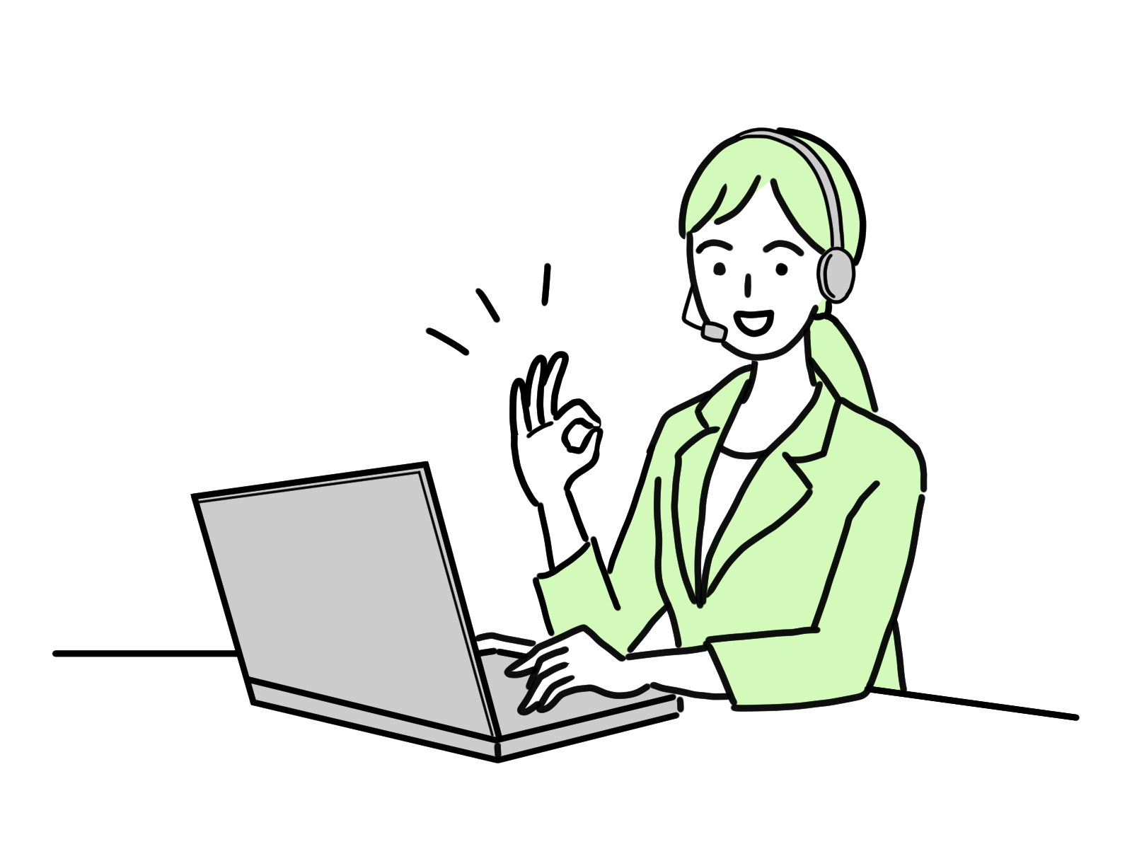 だれでもモバイルの受付担当者の画像