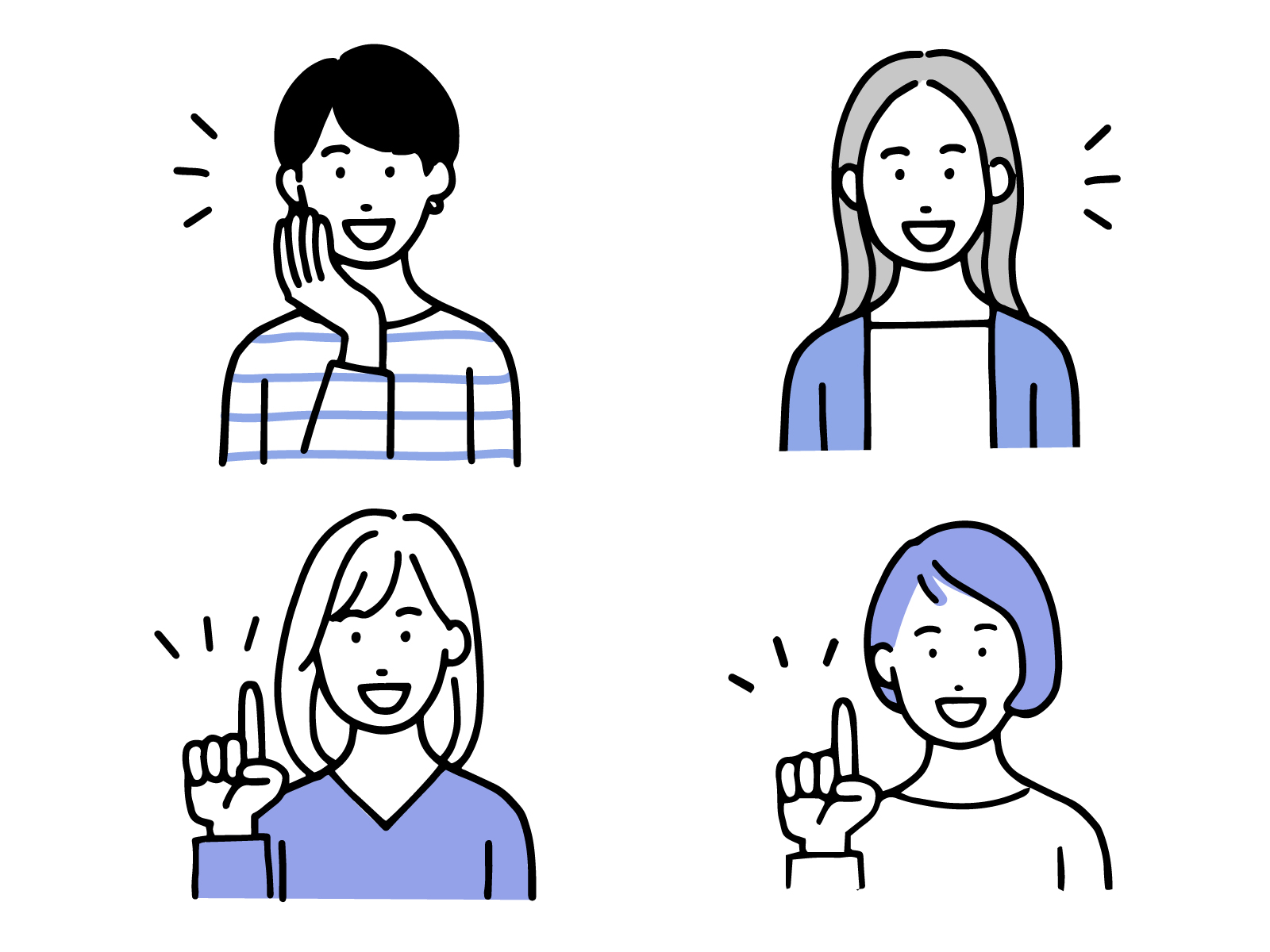 だれでもモバイルの口コミを話す女性画像